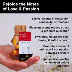 SoulFlower - Romance Aroma Massage Oil for Stress Relief and Relaxation 90ml