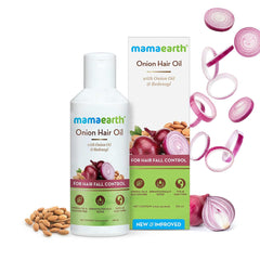 Mamaearth - Onion Hair Oil with Onion Oil & Redensyl for Hair Fall Control - 150 ml