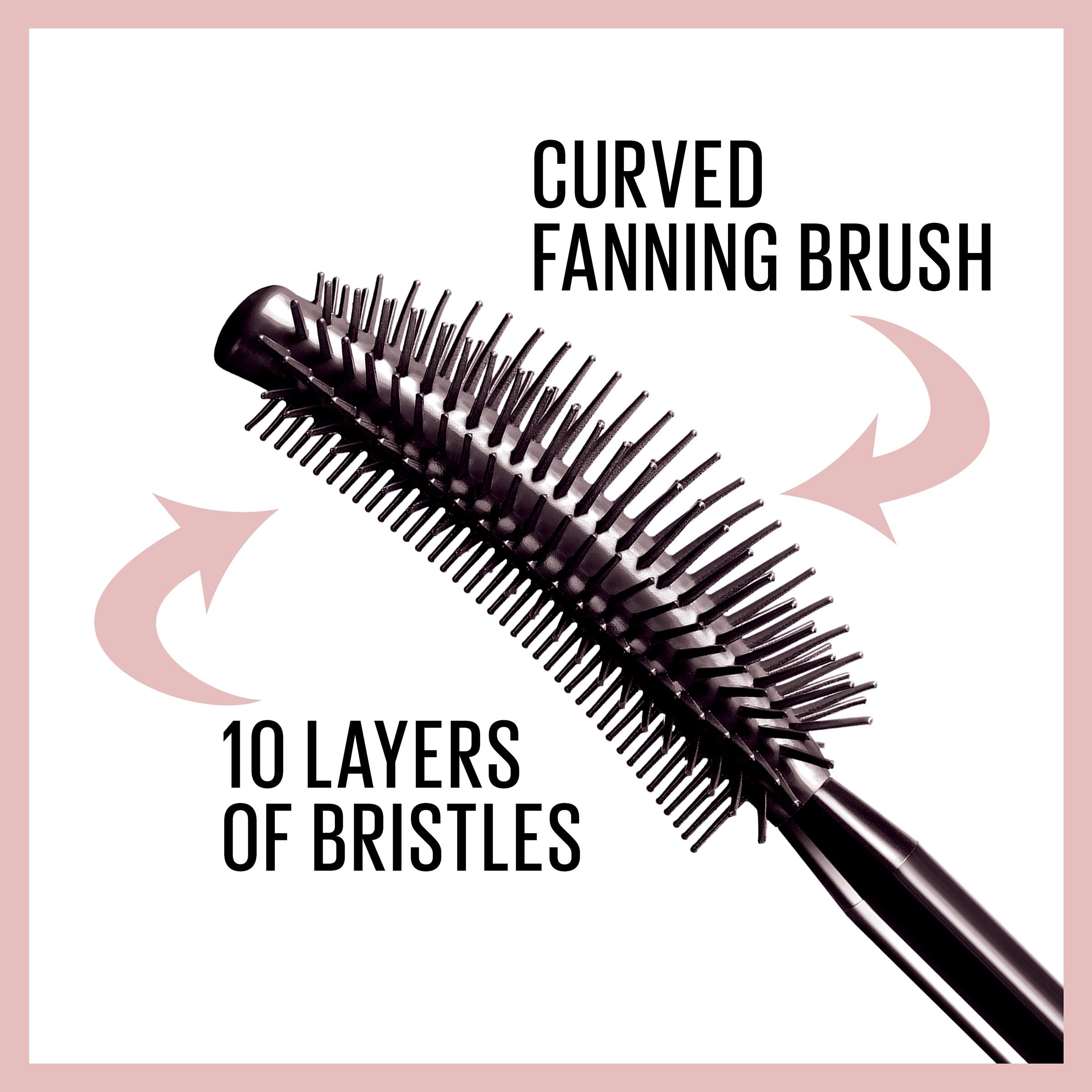 Maybelline - New York Mascara, No-clumping, Fanning Brush, Waterproof, Lash Sensational, Black 10ml