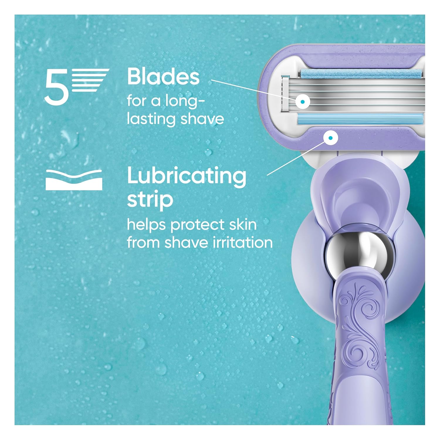 Gillette - Venus Cartridges Swirl Extra Smooth 5 Blades 4pk