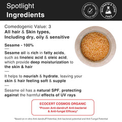 SoulFlower - Sesame Oil for Hair Loss Due to Thinning 225ml