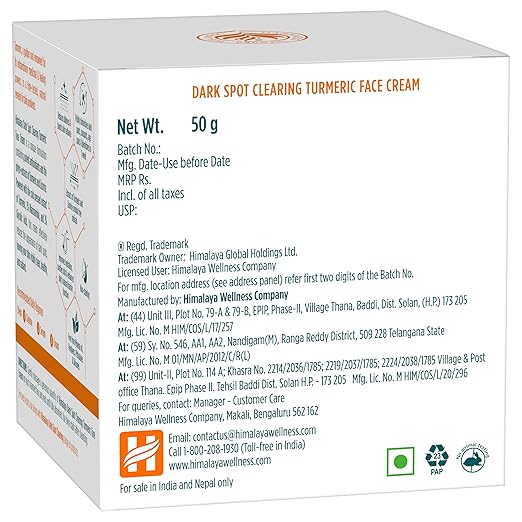 Himalaya - Dark Spot Clearing Turmeric Face Cream 50g