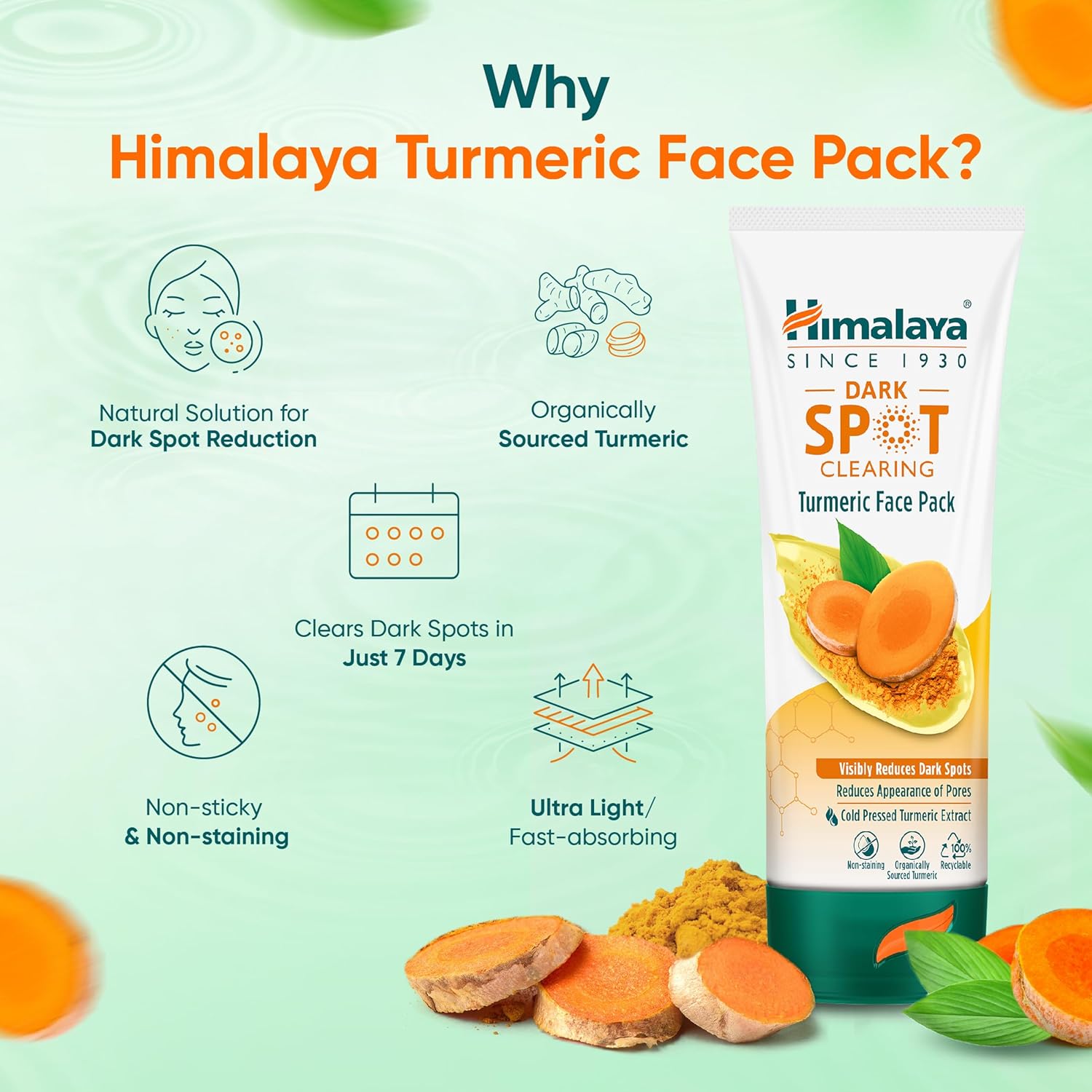 Himalaya - Dark Spot Clearing Turmeric Face Pack 50g