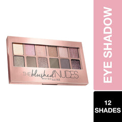Maybelline - New York The Blushed Nudes Eyeshadow Palette, 12 Highly Blendable Shades - Blush 9gm