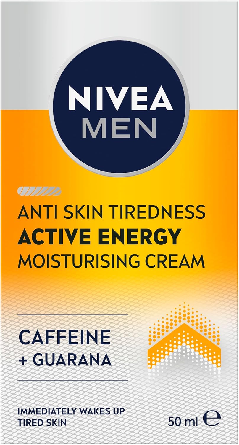 Nivea MEN Active Energy Face Moisturiser With Caffeine & Guarana 50ml