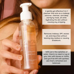 Suroskie - Rose Petals Melt Cleanser | 2 In 1 Hydrating cleanser Removes Makeup & Deeply Cleanses | 120ml