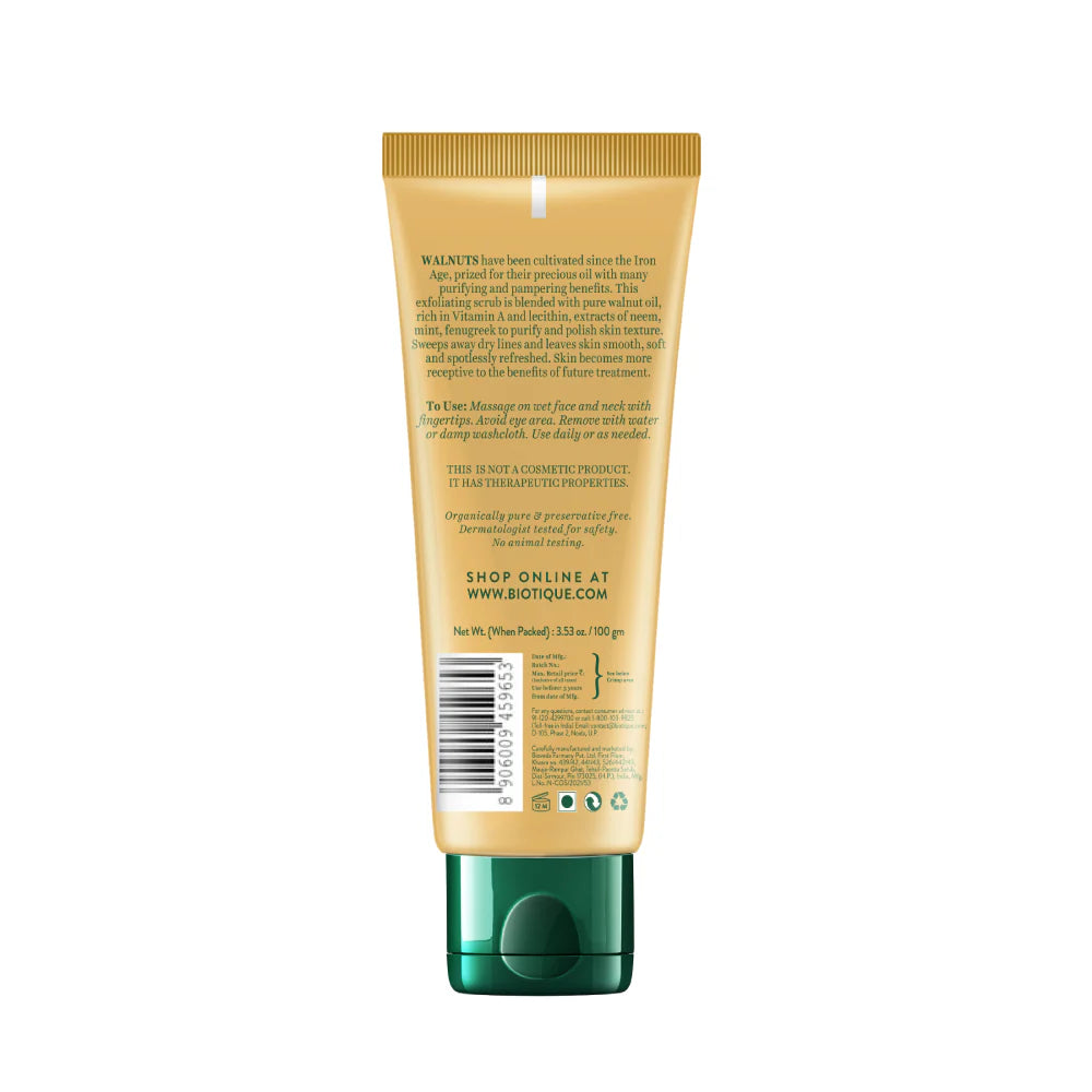 Biotique Walnut Exfoliating & Polishing Face Scrub 100g