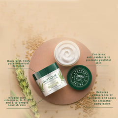 Biotique Wheatgerm Anti-Ageing Night Cream - Targeting Wrinkles & Dull/Dry Skin 50g