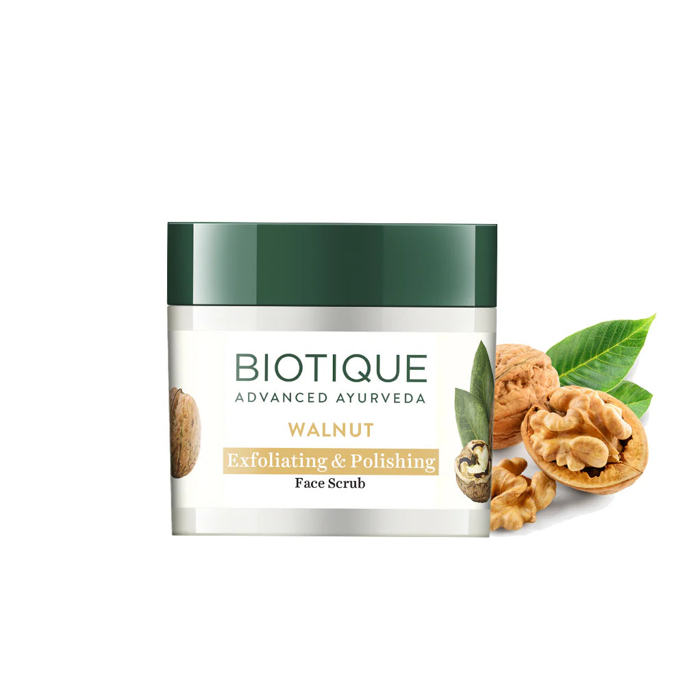 Biotique Unisex Bio Walnut Purifying & Polishing Scrub 50g