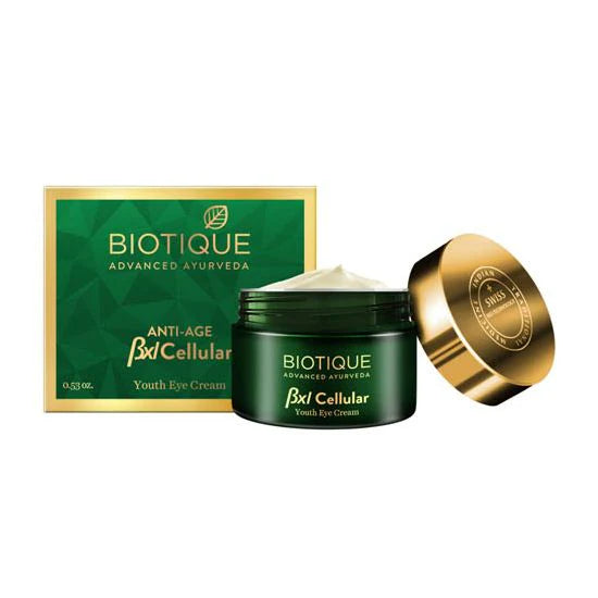 Biotique Unisex Advanced Ayurveda BXL Cellular Youth Eye Cream 15 g