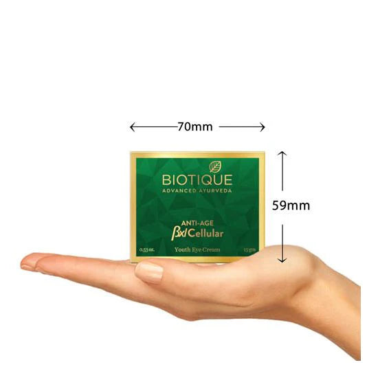 Biotique Unisex Advanced Ayurveda BXL Cellular Youth Eye Cream 15 g