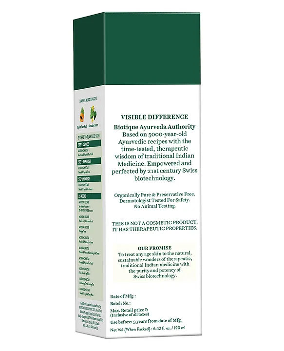Biotique - Morning Nectar Nourish & Hydrate Visibly Flawless Skin Moisturizer 190ml
