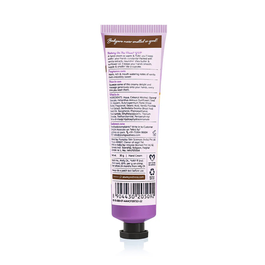Plum - Vanilla Vibes Hand Cream by Plum BodyLovin 30g
