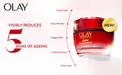 Olay Super Collagen Peptides Moisturiser For Firm & Lifted Skin, Reduces 5 Signs Of Ageing 45g