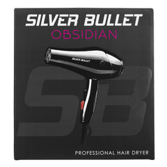 Silver Bullet Obsidian Hair Dryer- Black - Kess Hair and Beauty