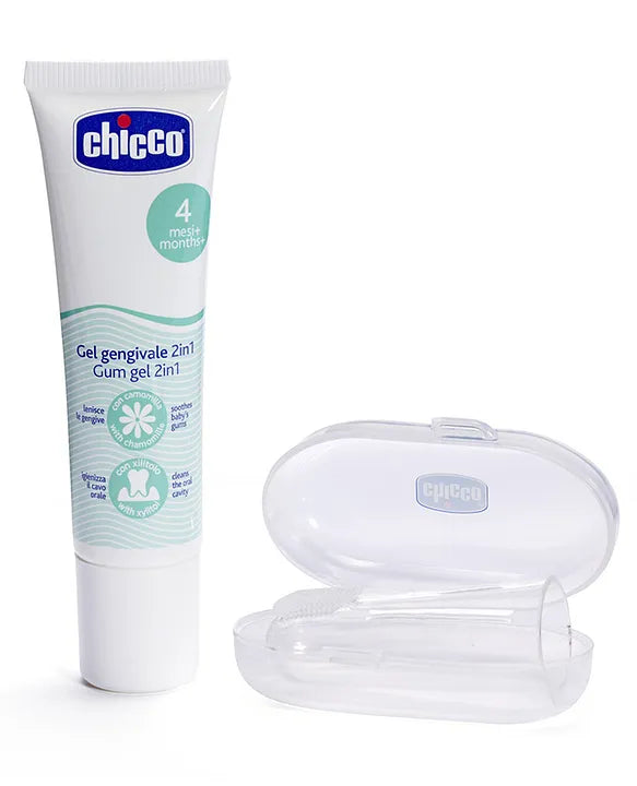 Chicco - Gum Gel And Finger Toothbrush Set