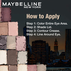 Maybelline - New York The Blushed Nudes Eyeshadow Palette, 12 Highly Blendable Shades - Blush 9gm