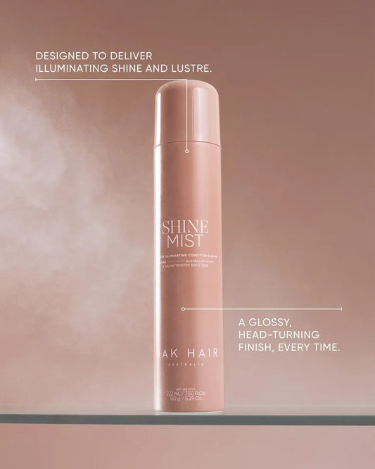 NAK HAIR Shine Mist hair mist bottle with pump nozzle, light pink