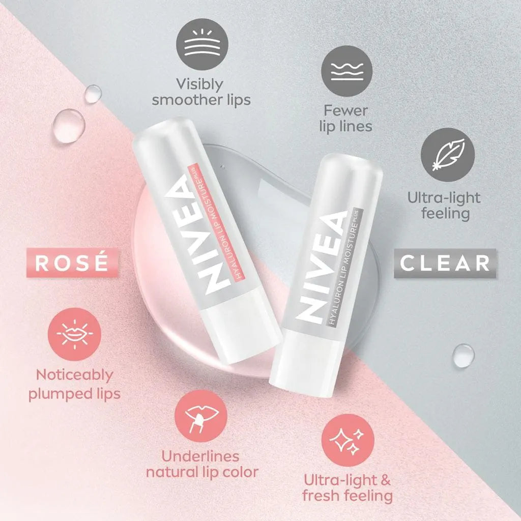 Nivea - Hyaluron Lip Moisture Plus Lip Balm 5.2g