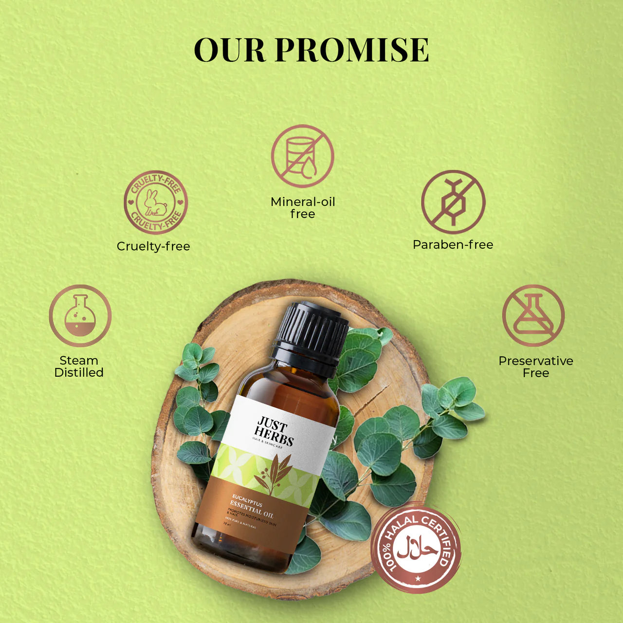 Just Herbs - Eucalyptus Essential Oil 10ml