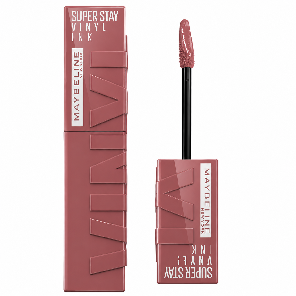 Vinyl ink liquid lipstick, mauve-brown shade, with doe-foot applicator