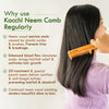Nat Habit - Oil Treated Kacchi Neem Dual Tooth & Fine Tooth Comb Combo