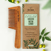 Nat Habit - Oil Treated Kacchi Neem Dual Tooth, Fine Tooth & Wide Tooth Comb Combo