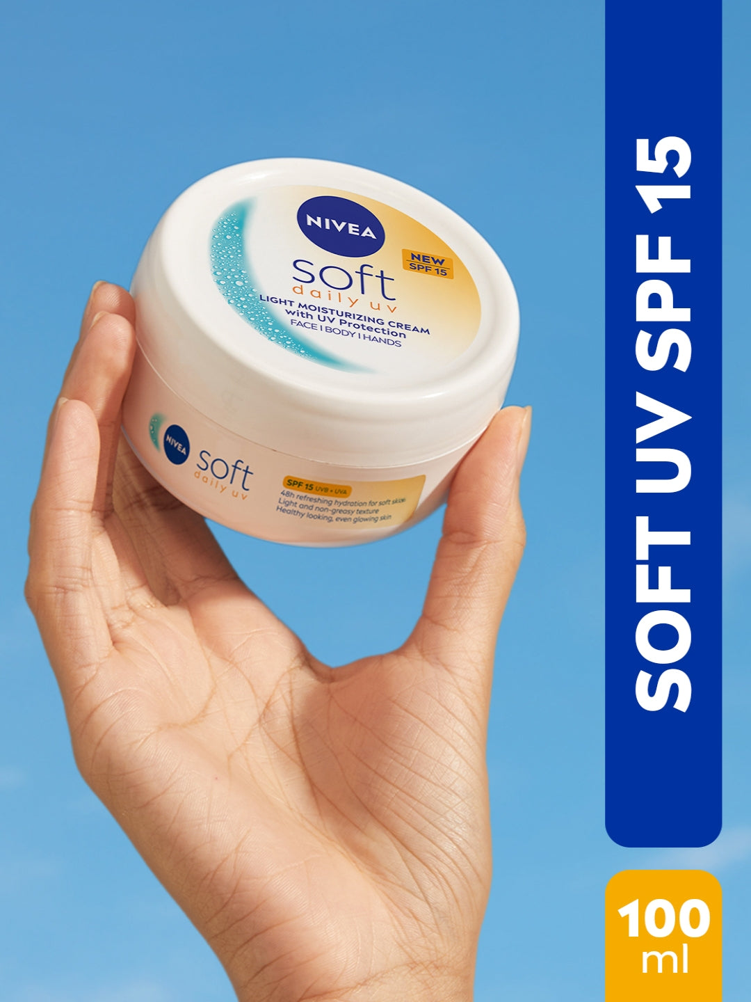 NIVEA Soft Daily UV Light Moisturising Cream with SPF-15 100ml