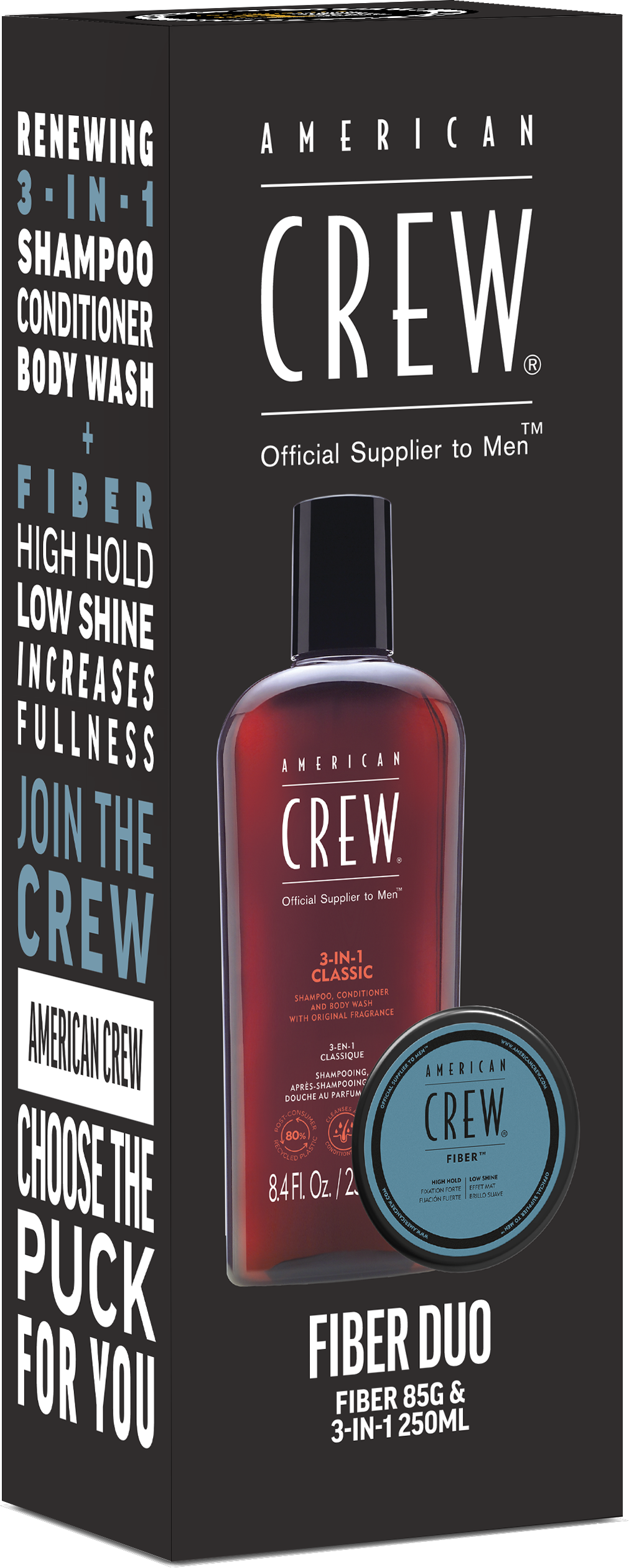 American Crew Fibre 3-in-1 Classic Duo