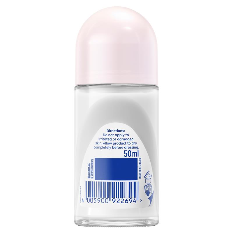 Nivea - Pearl and Beauty Roll-On Deodorant 50ml | Anti-Perspirant Deodorant for Women | 48-hour Protection from Sweat & Body Odour | With Black Pearl Extracts | Long-Lasting Fragrance