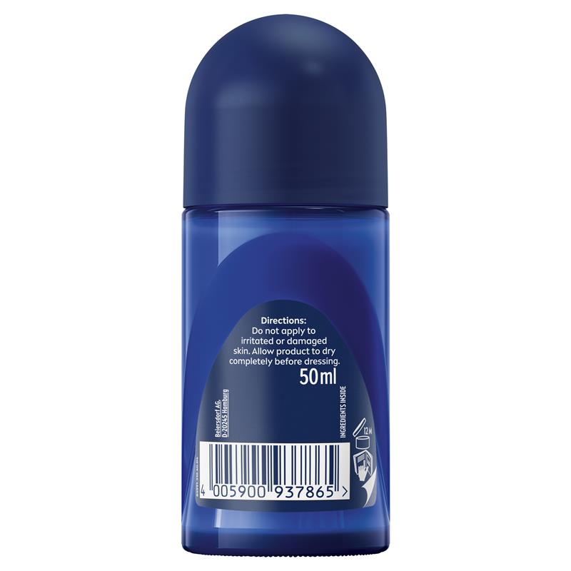 Nivea - MEN Intense Protection Fresh Anti-Perspirant Roll-On Deodorant 50ml | 72-Hour Sweat & Odour Protection | Quick-Dry Formula | With Antibacterial Actives | Fresh & Long-Lasting Fragrance