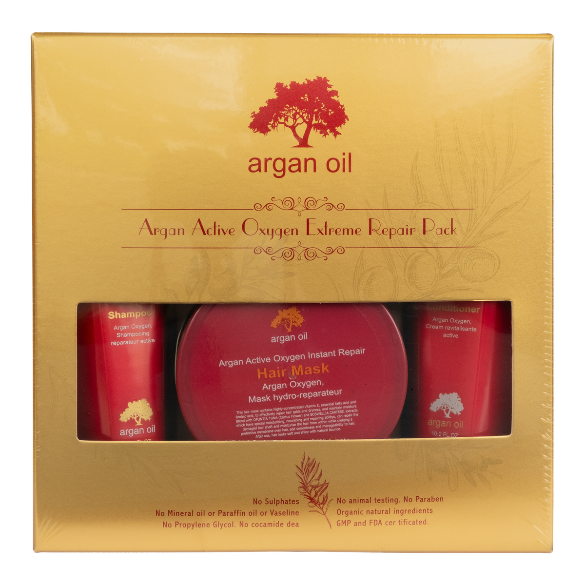 Angel Professional Argan Repair Shampoo, Conditioner & Mask Holiday Gift Set 2026