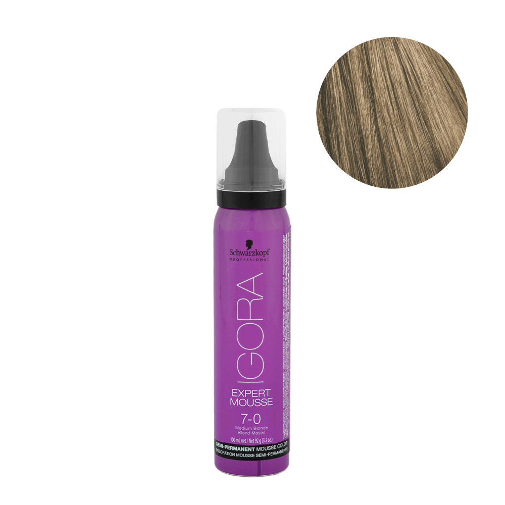 Schwarzkopf Igora Expert Mousse 7-0 100ml - Kess Hair and Beauty