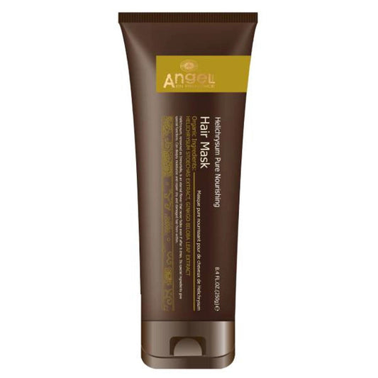 Angel Helichrysum nourishing hair mask in brown squeeze tube, 250 g