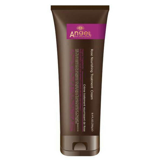 Angel nourishing treatment cream tube, purple and brown label