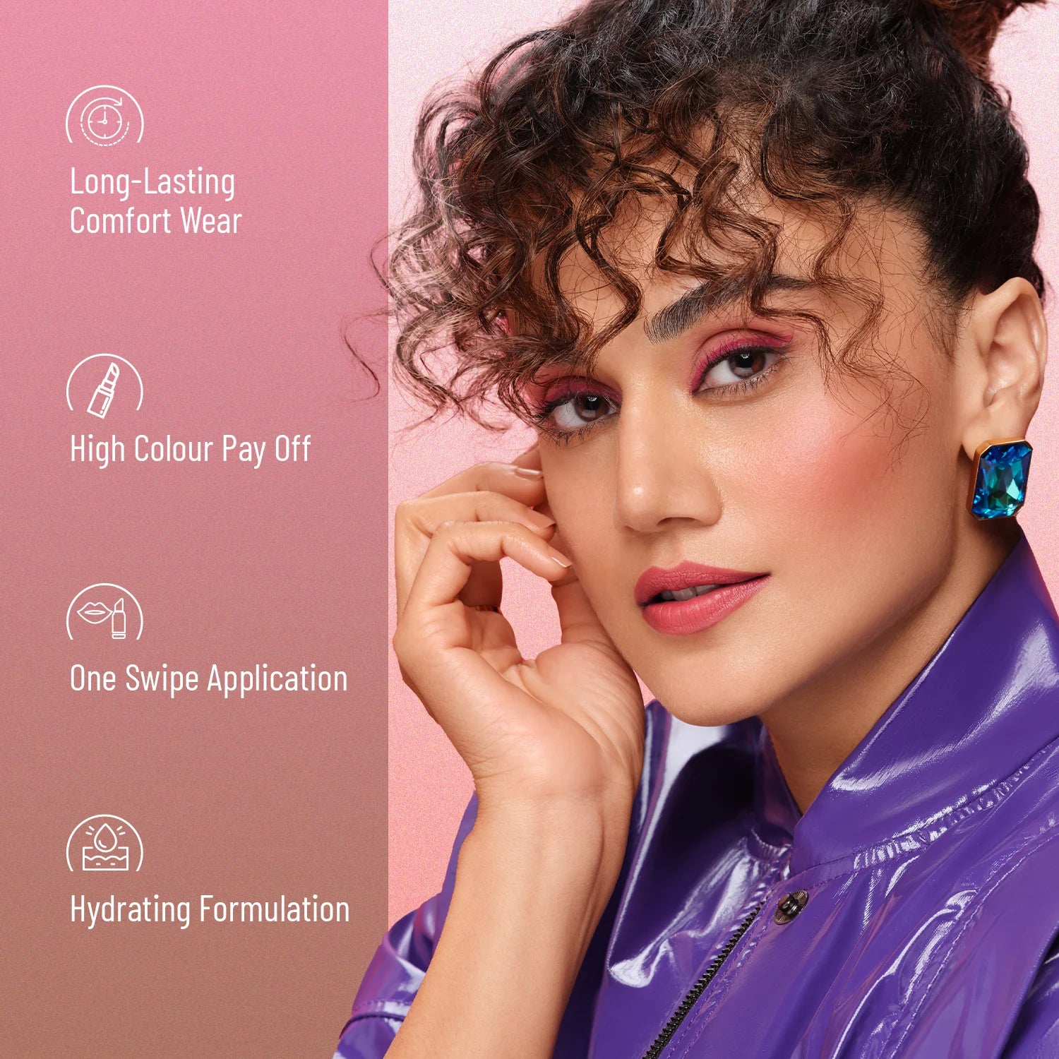 Swiss Beauty HD Matte Lipstick -  Mauve Blush