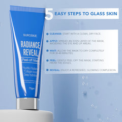 Suroskie - Radiance Reveal Peel-Off Mask | Unveil a radiant, youthful complexion with our Radiance Reveal Peel-Off Mask | 75g