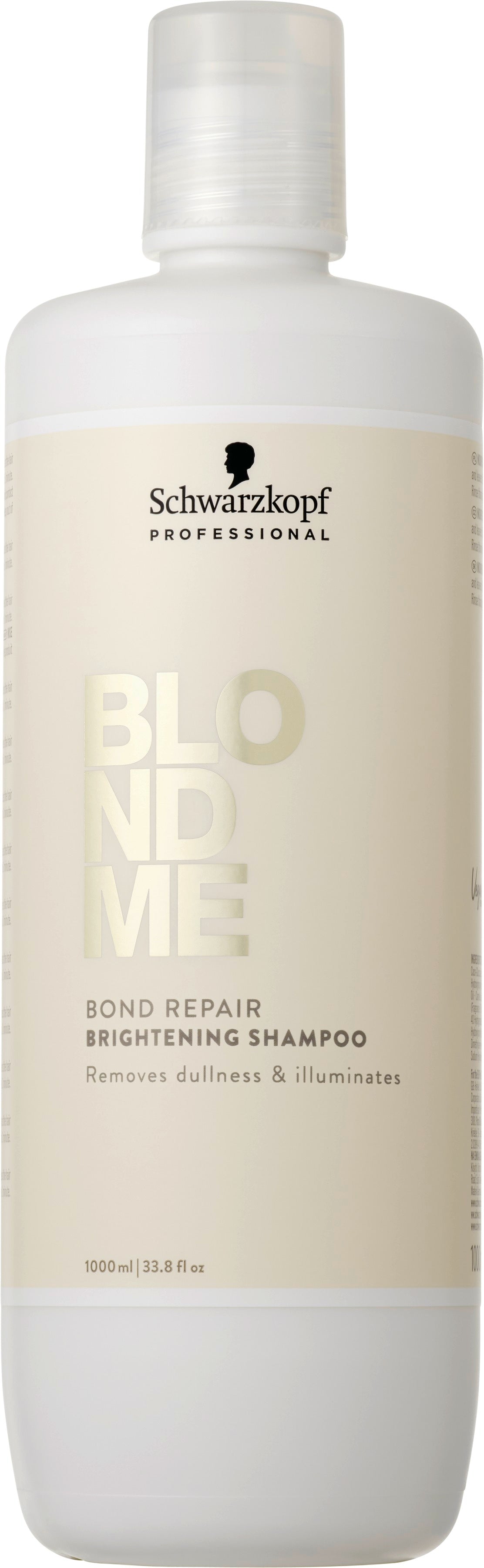 Schwarzkopf BLONDME Bond Repair Brightening Shampoo 1 Litre | Brightening &amp; Strengthening Shampoo for Blonde Hair | Kess Hair &amp; Beaut\