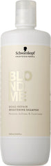 Schwarzkopf BLONDME Bond Repair Brightening Shampoo 1 Litre | Brightening &amp; Strengthening Shampoo for Blonde Hair | Kess Hair &amp; Beaut\