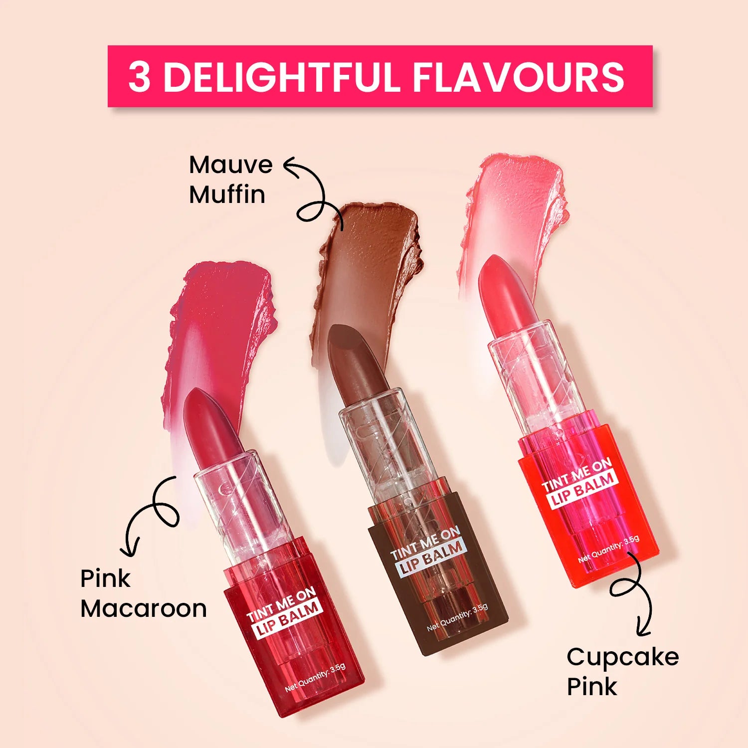 Swiss Beauty Tint Me On Lip Balm Shade No. 02 Pink Macaroon