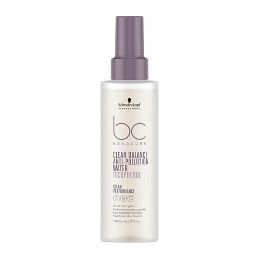 Schwarzkopf BC Bonacure Clean Balance anti-pollution water bottle, white with purple cap