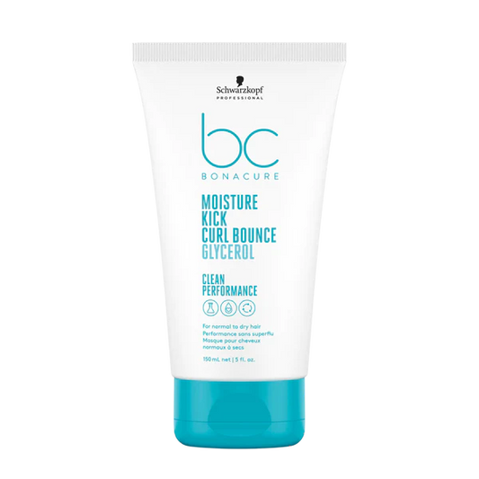 Schwarzkopf Bc Bonacure curl bounce moisture tube, white with blue text