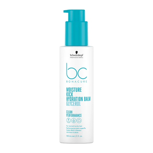 Moisture Kick Hydration Balm bottle, BC Bonacure by Schwarzkopf, 150 ml