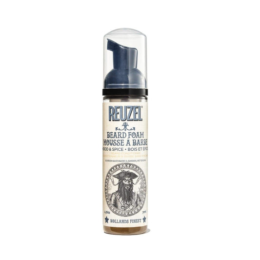 Reuzel Beard Foam - Wood & Spice 70ml - Kess Hair and Beauty