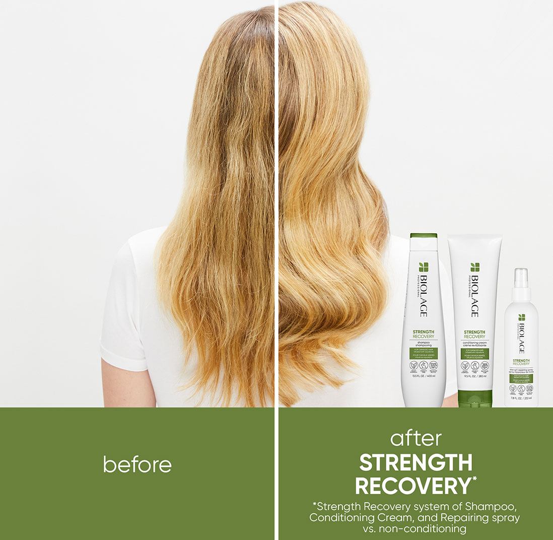 Biolage Strength Recovery Shampoo for Damaged Hair 400ml - Kess Hair and Beauty
