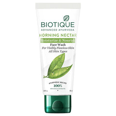 Biotique - Morning Nectar Moisturize & Nourish Visibly Flawless Skin Face Wash 100ml