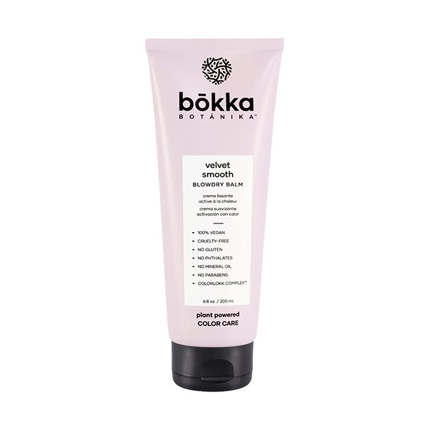 BOKKA Plant Powered Velvet Smooth Blow Dry Balm 200ML - Kess Hair and Beauty