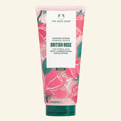 The Body Shop - British Rose Shower Scrub 200ml