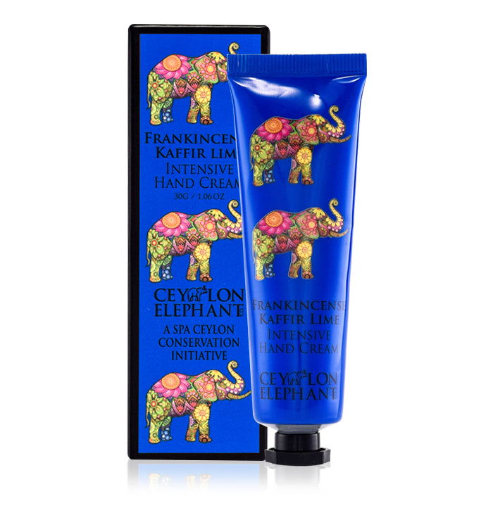 CEYLON ELEPHANT - FRANKINCENSE KAFFIR LIME - Intensive Hand Cream 30g - Kess Hair and Beauty