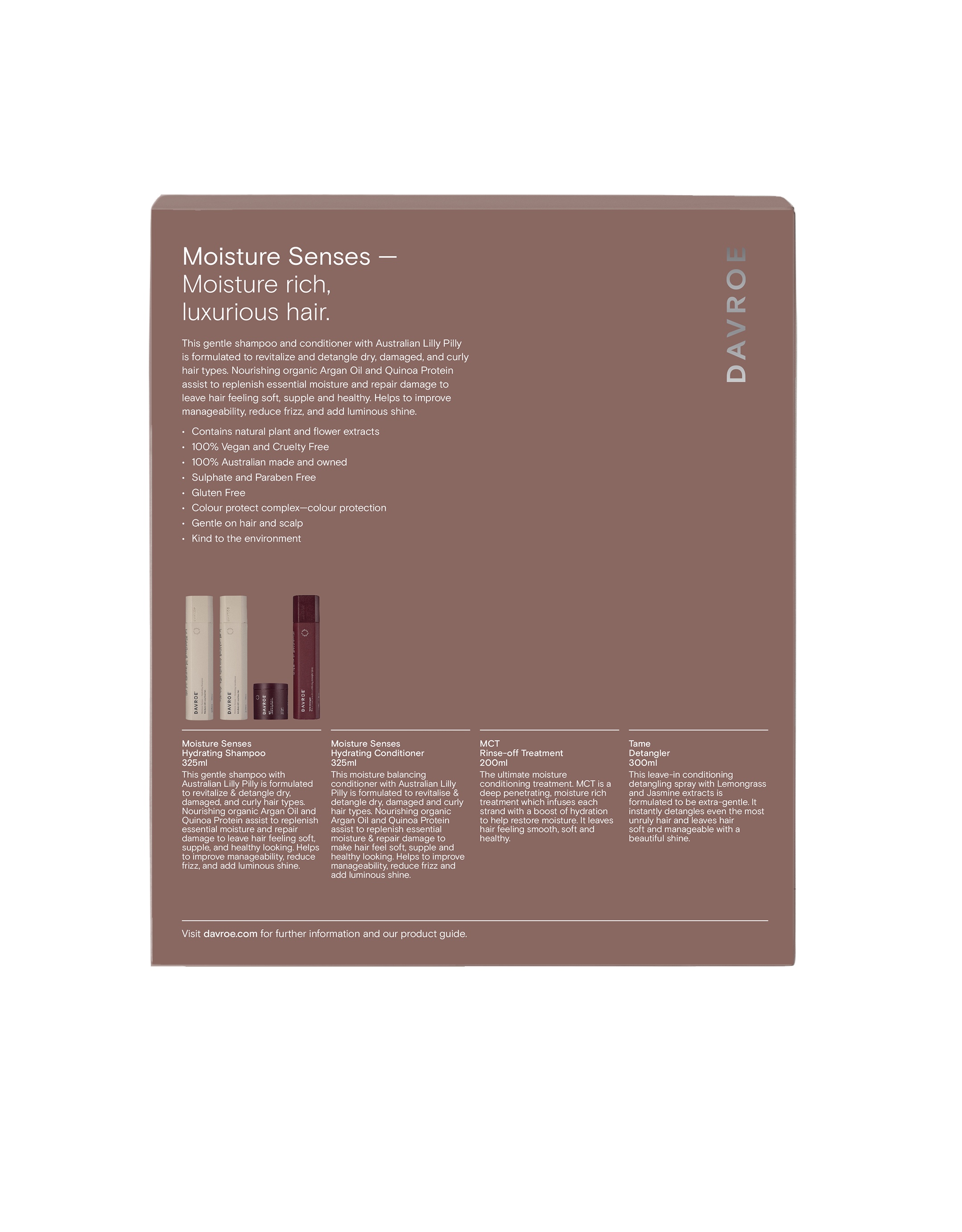 Davroe  Moisture Senses Quad Gift Pack - Kess Hair and Beauty